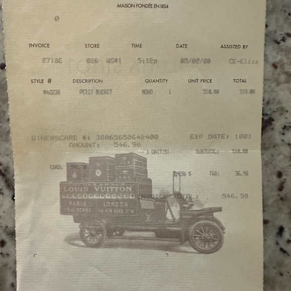 Authentic Vintage Louis Vuitton Monogram Bucket Bag - Picture 7 of 16